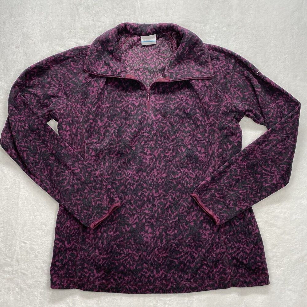 Columbia Sportswear Glacial Fleece Womens XL Arctic Air Lightweight half zip